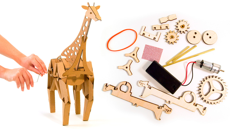 Illustration for article titled Kinetic Creatures: Cardboard Creations That Roam Your Living Room